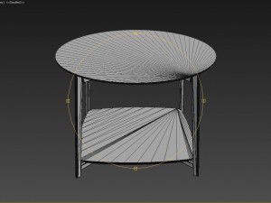 flexform double table 3D Model