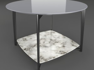 flexform double table 3D Model