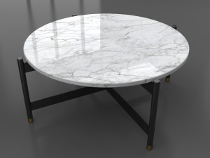 angelucci crossbar table d970 3D Модель