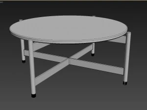 angelucci crossbar table d970 3D Model