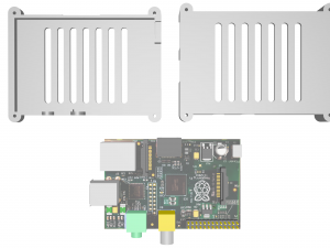rasberry pi 3D-printmodel