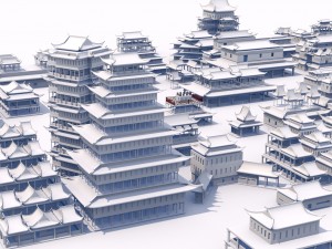 chinesecitypack Modelo 3D