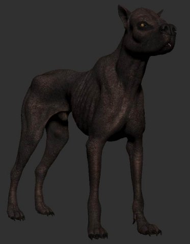 dog 3Dモデル .c4d .max .obj .3ds .fbx .stl .blend 