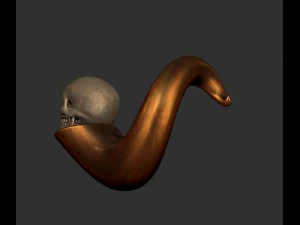 cr&acirc;nio Modelo 3D