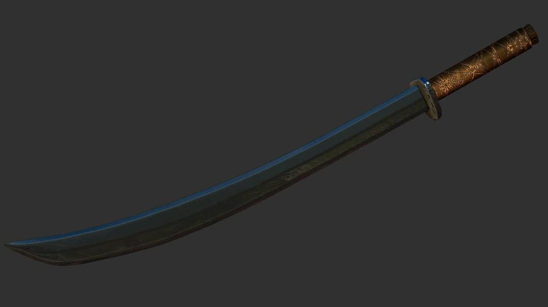 sword 3D Model .c4d .max .obj .3ds .fbx .stl .blend 