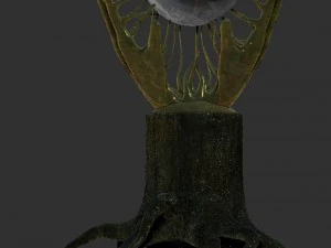 木の手 3Dモデル