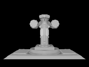 anti-air turret 3D मॉडल