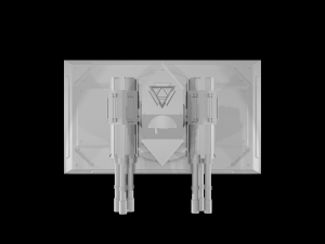 anti-air turret 3D मॉडल