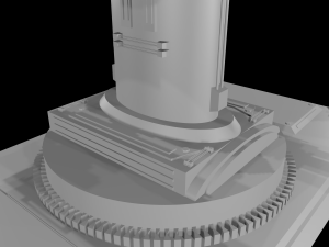 anti-air turret 3D मॉडल