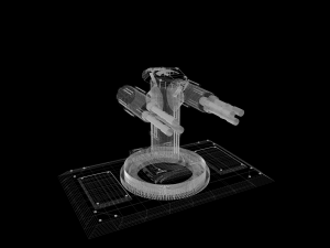 anti-air turret 3D मॉडल