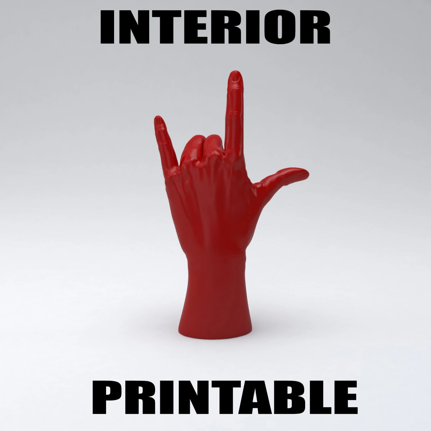 handrockprintable Modelo de Impressão 3D .c4d .max .obj .3ds .fbx .stl .blend 