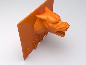 angrydog 3Dプリントモデル
