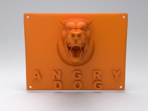 angrydog 3Dプリントモデル