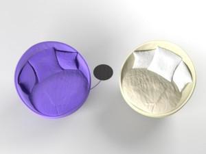 lacoon chair Modèle 3D