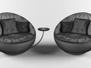 lacoon chair 3D Model