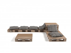 pallets wgit pillows Modèle 3D