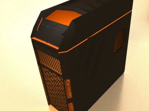 aerocool xpredator x1 evil black edition 3D Модель