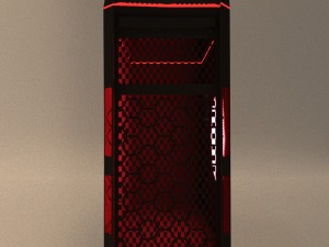 aerocool xpredator x1 devil red edition Modelo 3D