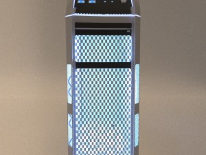 aerocool xpredator x1 white edition 3Dモデル