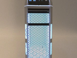 aerocool xpredator x1 white edition 3D Model