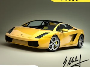 Ламборджини Галлардо Суперлеггера 2008 года 3D Модель