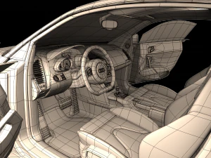 audi r8 v8 - high quality 3D Model