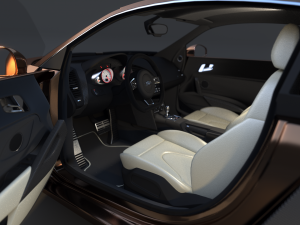 audi r8 v8 - high quality 3D 모델