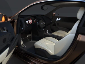 audi r8 v8 - high quality 3D Model