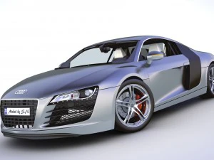audi r8 v8 - high quality 3D Model
