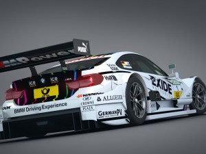 bmw m4 dtm 2014 - 2015 3D 模型