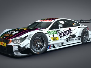 bmw m4 dtm 2014 - 2015 3D 模型