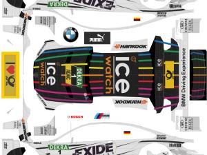 bmw m4 dtm 2014 - 2015 3D 模型