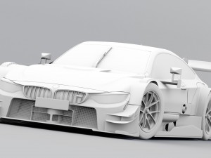bmw m4 dtm 2014 - 2015 3D 模型