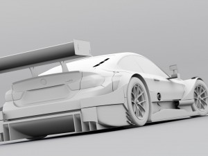 bmw m4 dtm 2014 - 2015 3D 模型
