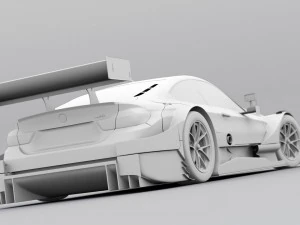 bmw m4 dtm 2014 - 2015 3D Model