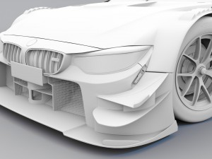 bmw m4 dtm 2014 - 2015 3D 模型