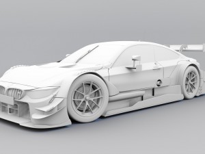 bmw m4 dtm 2014 - 2015 3D 模型