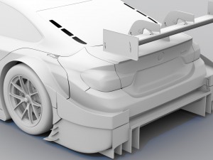 bmw m4 dtm 2014 - 2015 3D 模型