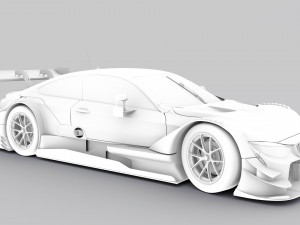 bmw m4 dtm 2014 - 2015 3D 模型
