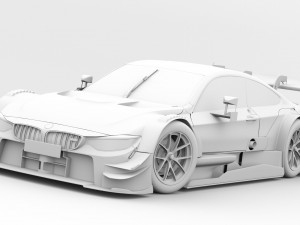 bmw m4 dtm 2014 - 2015 3D 模型
