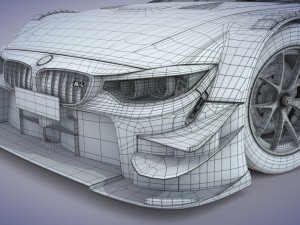 bmw m4 dtm 2014 - 2015 3D 模型