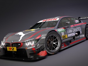 bmw m4 dtm 2014 - 2015 3D 模型