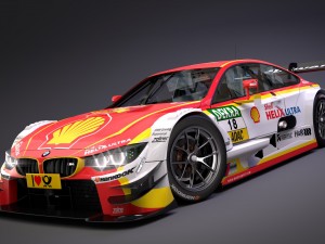 bmw m4 dtm 2014 - 2015 3D 模型