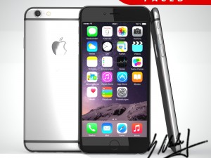 apple iphone 6 xl smartphone 3D Модель