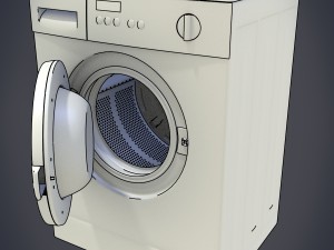 washing machine - model bosch classixx 5 german Modelo 3D