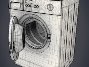 washing machine - model bosch classixx 5 german Modelo 3D