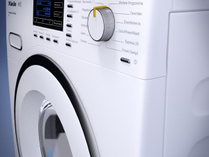 washing machine - miele wmr860 wps german 3D 模型
