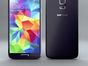 samsung galaxy s5 smartphone 3D Model