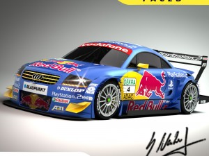 audi tt-r dtm 2003 3D मॉडल