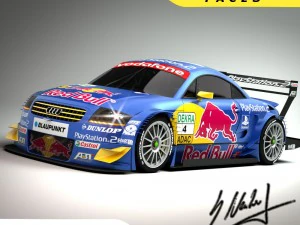 audi tt-r dtm 2003 Modelo 3D